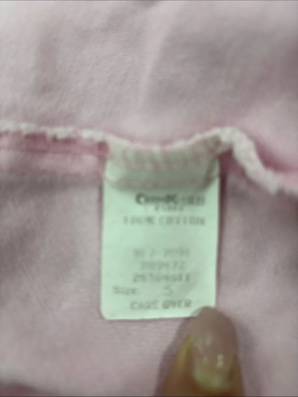 OshKosh B'gosh Light Pink Pinafore Dress